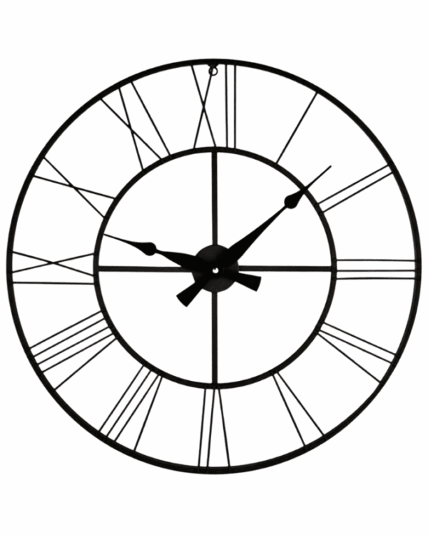 Metalni zidni sat- rimski- veći