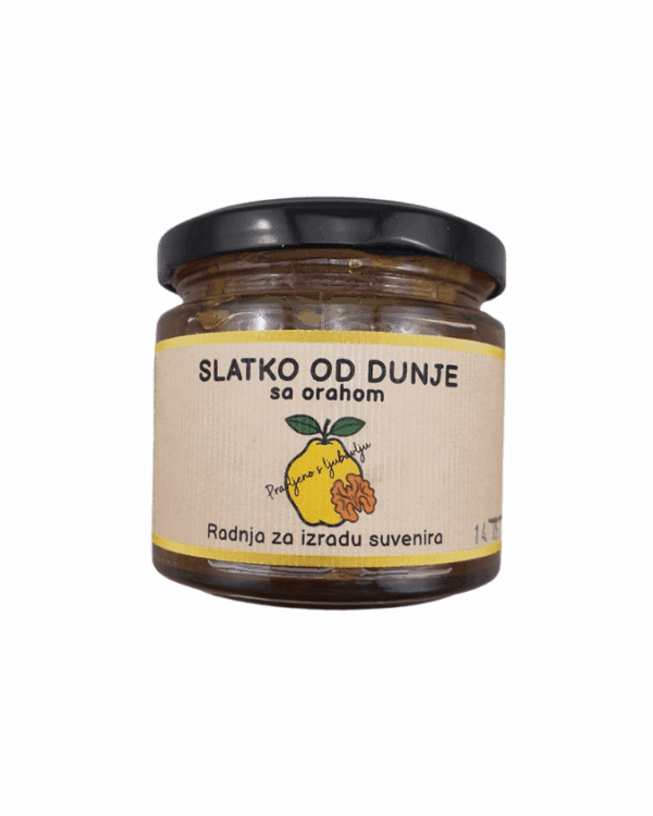 Domaće slatko od dunje sa orahom