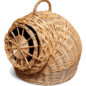 Pletena transportna korpa-kavez za ljubimce